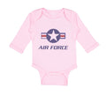 Long Sleeve Bodysuit Baby Air Force Boy & Girl Clothes Cotton