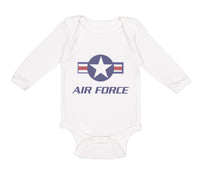 Long Sleeve Bodysuit Baby Air Force Boy & Girl Clothes Cotton - Cute Rascals