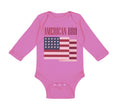 Long Sleeve Bodysuit Baby American Bro 4Th of July Independence Brother Funny