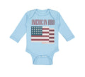 Long Sleeve Bodysuit Baby American Bro 4Th of July Independence Brother Funny