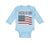 Long Sleeve Bodysuit Baby American Bro 4Th of July Independence Brother Funny - Cute Rascals