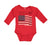 Long Sleeve Bodysuit Baby American Bro 4Th of July Independence Brother Funny - Cute Rascals