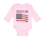 Long Sleeve Bodysuit Baby American Bro 4Th of July Independence Brother Funny - Cute Rascals