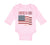 Long Sleeve Bodysuit Baby American Bro 4Th of July Independence Brother Funny - Cute Rascals