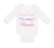 Long Sleeve Bodysuit Baby Keep Calm I'M Papi's Princess Boy & Girl Clothes