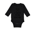 Long Sleeve Bodysuit Baby I Raid with Ragnar Vikings Funny Humor Cotton