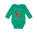 Long Sleeve Bodysuit Baby My Aunt Uncle in California Love Me Boy & Girl Clothes
