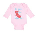 Long Sleeve Bodysuit Baby My Aunt Uncle in California Love Me Boy & Girl Clothes