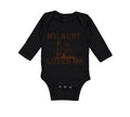 Long Sleeve Bodysuit Baby My Aunt in Ny Loves Me Boy & Girl Clothes Cotton