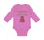 Long Sleeve Bodysuit Baby My Grandma Loves Me Beary Much! Grandmother Grandma