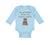 Long Sleeve Bodysuit Baby My Grandma Loves Me Beary Much! Grandmother Grandma