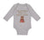 Long Sleeve Bodysuit Baby My Grandma Loves Me Beary Much! Grandmother Grandma