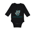 Long Sleeve Bodysuit Baby I Love Mommy Cute Mom Mothers Day Boy & Girl Clothes
