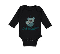 Long Sleeve Bodysuit Baby I Love Mommy Cute Mom Mothers Day Boy & Girl Clothes
