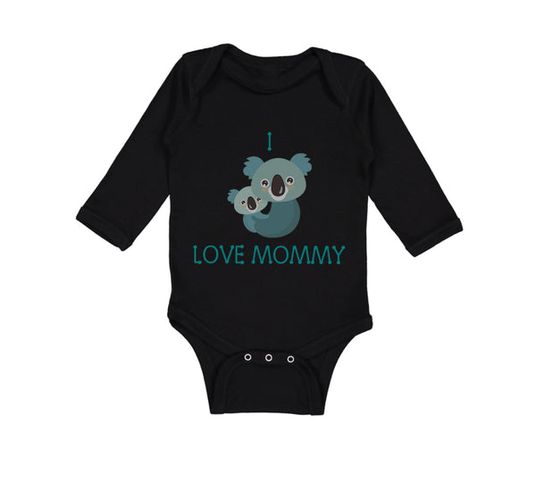 Long Sleeve Bodysuit Baby I Love Mommy Cute Mom Mothers Day Boy & Girl Clothes
