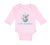 Long Sleeve Bodysuit Baby I Love Mommy Cute Mom Mothers Day Boy & Girl Clothes