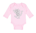 Long Sleeve Bodysuit Baby Let The Wild Rumpus Start Funny Humor Style B Cotton