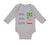 Long Sleeve Bodysuit Baby 50% Brazilian American 100% Perfect #2 Cotton - Cute Rascals