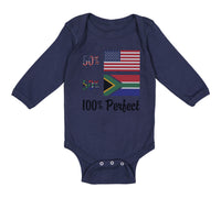 Long Sleeve Bodysuit Baby 50% American South African 100% Perfect Cotton - Cute Rascals