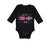 Long Sleeve Bodysuit Baby Proud to Be Puerto Rican & Dominican Cotton