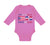 Long Sleeve Bodysuit Baby Proud to Be Puerto Rican & Dominican Cotton