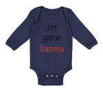 Long Sleeve Bodysuit Baby I'M Your Karma Funny Humor Boy & Girl Clothes Cotton