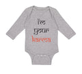 Long Sleeve Bodysuit Baby I'M Your Karma Funny Humor Boy & Girl Clothes Cotton