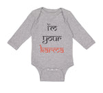 Long Sleeve Bodysuit Baby I'M Your Karma Funny Humor Boy & Girl Clothes Cotton