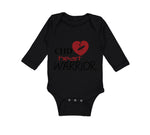 Long Sleeve Bodysuit Baby Chd Heart Warrior Congenital Heart Disease Cotton - Cute Rascals