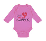 Long Sleeve Bodysuit Baby Chd Heart Warrior Congenital Heart Disease Cotton - Cute Rascals