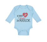 Long Sleeve Bodysuit Baby Chd Heart Warrior Congenital Heart Disease Cotton - Cute Rascals