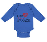 Long Sleeve Bodysuit Baby Chd Heart Warrior Congenital Heart Disease Cotton - Cute Rascals