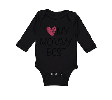 Long Sleeve Bodysuit Baby I Love My Mommy Best Funny Boy & Girl Clothes Cotton