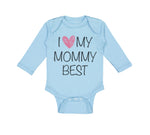 Long Sleeve Bodysuit Baby I Love My Mommy Best Funny Boy & Girl Clothes Cotton