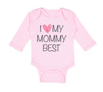 Long Sleeve Bodysuit Baby I Love My Mommy Best Funny Boy & Girl Clothes Cotton