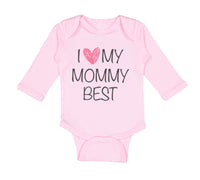 Long Sleeve Bodysuit Baby I Love My Mommy Best Funny Boy & Girl Clothes Cotton