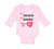 Long Sleeve Bodysuit Baby Because People Fell Love Valentines Style Cotton - Cute Rascals