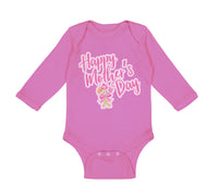 Long Sleeve Bodysuit Baby Happy Mother's Day Boy & Girl Clothes Cotton - Cute Rascals