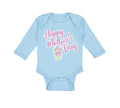 Long Sleeve Bodysuit Baby Happy Mother's Day Boy & Girl Clothes Cotton