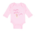 Long Sleeve Bodysuit Baby Happy Mother's Day Boy & Girl Clothes Cotton