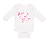 Long Sleeve Bodysuit Baby Happy Mother's Day Boy & Girl Clothes Cotton - Cute Rascals