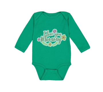 Long Sleeve Bodysuit Baby I Love You Mommy Mom Mothers Day Boy & Girl Clothes