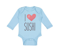 Long Sleeve Bodysuit Baby I Love Sushi Boy & Girl Clothes Cotton