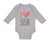 Long Sleeve Bodysuit Baby I Love Sushi Boy & Girl Clothes Cotton