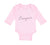 Long Sleeve Bodysuit Baby Bonjour Valentines Love Boy & Girl Clothes Cotton - Cute Rascals