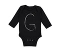 Long Sleeve Bodysuit Baby Capital G School Teacher Boy & Girl Clothes Cotton