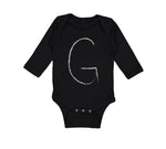 Long Sleeve Bodysuit Baby Capital G School Teacher Boy & Girl Clothes Cotton - Cute Rascals