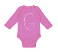 Long Sleeve Bodysuit Baby Capital G School Teacher Boy & Girl Clothes Cotton