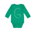 Long Sleeve Bodysuit Baby Capital G School Teacher Boy & Girl Clothes Cotton