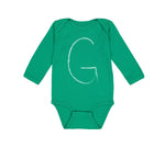 Long Sleeve Bodysuit Baby Capital G School Teacher Boy & Girl Clothes Cotton - Cute Rascals